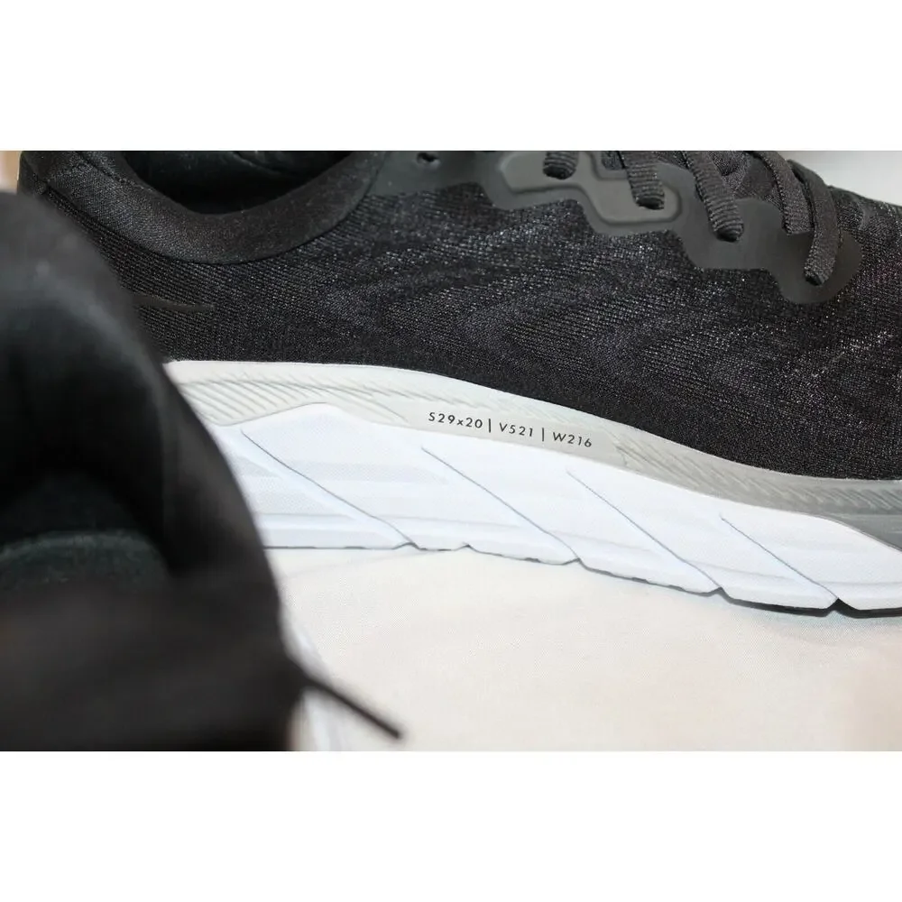 NEW Hoka One One Arahi‎ 6 Women's Running Athletic Shoes BWHT Black Gray
